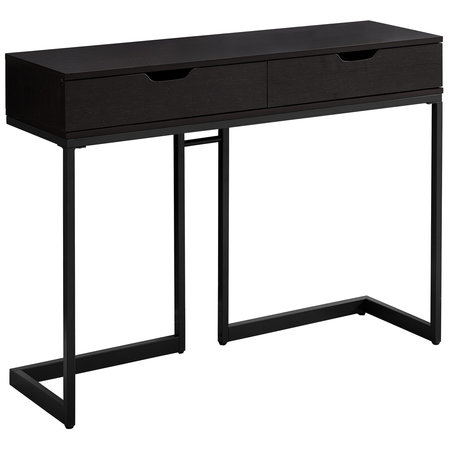 MONARCH SPECIALTIES Accent Table - 42"L / Espresso / Black Hall Console I 3517